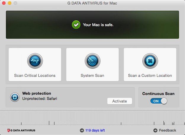 G data antivirus for mac review